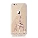 iPhone 6 Case,iPhone 6S Case LUOLNH [New Creative Design] Flexible Soft TPU Silicone Gel Soft Clear Phone Case Cover for iPhone 6/6S 4.7 inch,(2 Giraffe)