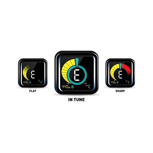KLIQ UberTuner - Professional Clip-On Tuner for All Instruments (multi-key modes) - with Guitar, Ukulele, Violin, Bass… - Image 7