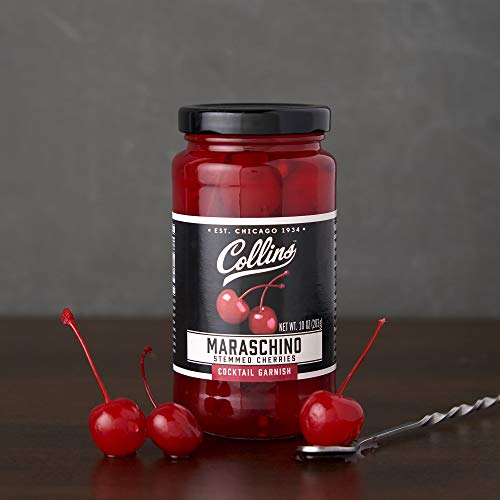 Collins Consumables Stielgarnier Royal Anne Cherries Premium für Cocktails, Martinis, Manhattan, Old Fashioned, Desserts… – Bild 5