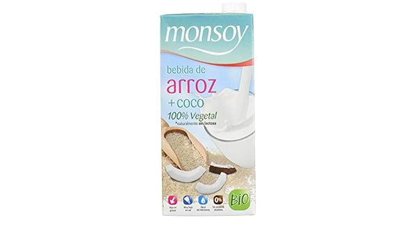 Monsoy Bebida Vegetal, Blanco, 1L, 1000 : Amazon.es ...