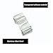 3-Pairs Clear Bra Straps,Stainless Steel Hook Multiple Width Transparent Removable Invisible Replacement Bra Shoulder Straps