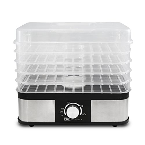 Elite Platinum EFD-1159 Multi-Tier Electric Snack Maker Food Dehydrator Food Preserver Machine