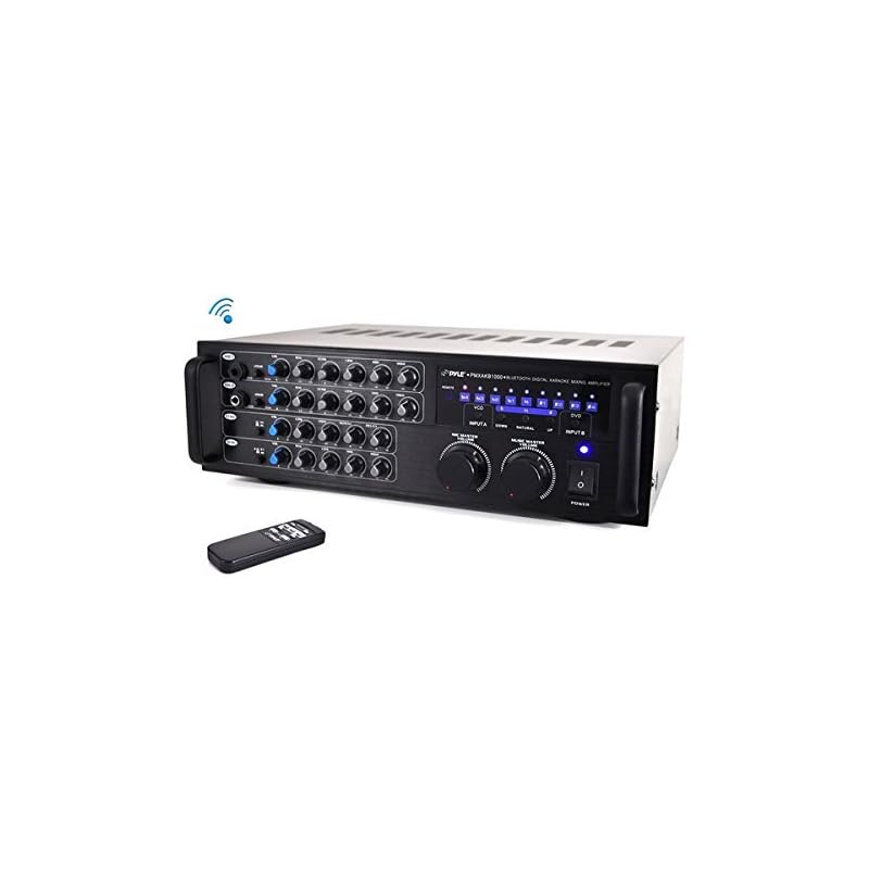 Pro 1000Watt Portable Wireless Bluetooth Stereo Mixer Karaoke