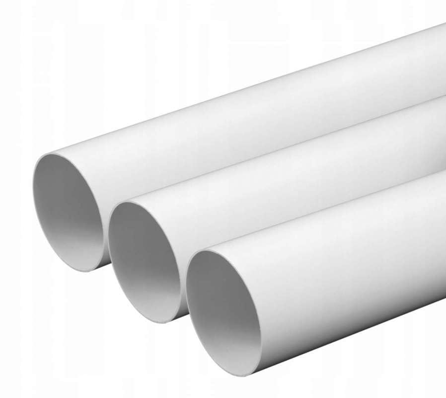 MKK Ventilation Duct Diameter 150mm Length 0.5m ABS Plastic Round Duct Exhaust Duct Diameter 15cm and 50cm Long Round Pipe System