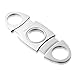 TOP TENG Cigar Cutter Stainless Steel Super Sharp Double Blades Guillotine Cutter in Gift Box, Perfect for Robustos and Churchill Cigars