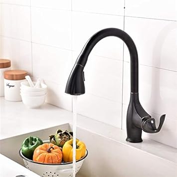 Naples Oil Rubbed Bronze Pullout Kitchen Sink Faucet Amazon Com