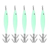 Squid Cuttlefish Sleeve Jig, Squid jig 5 Pcs 3D