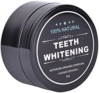 Teeth Whitening By Activated Carbon Powder From the Coconut Set with Bamboo Charcoal Toothbrush Whitening