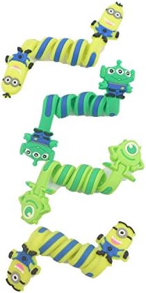 ANMIXIN Cute Fashion Animal Cable Clip Rubber Linker, Suitable for All Headphone Cable,USB Cable, Charging Cable (4 pack)