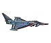 EF2000 13-Inch Eurofighter Large Foam Jet Fighter Glider - 18-Pack