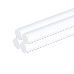 MECCANIXITY 4pcs Acrylic Round Rods 5/16" x