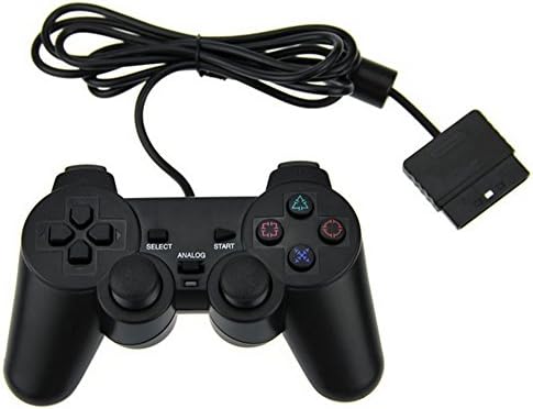 Viersi PS2 Wired Controller for Sony PlayStation 2 Black