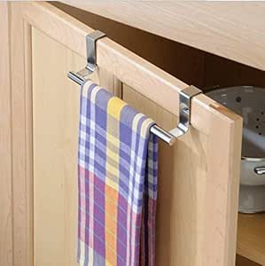 DDLBiZ Toallero con riel y Gancho para Armario, Puerta, cajón ...