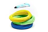3D Pen Filament Refills | GLOW IN THE DARK COLORS | 1.75mm ABS | 295 COMBINED FEET | 3D pen refill | 3D PRINTER PEN FILAMENT | 30 Meters each color for 3d pen and 3d printer