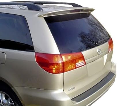 04-10 Toyota Sienna Factory Style Spoiler - Painted or Primed : 8R5 Blue Mirage Met