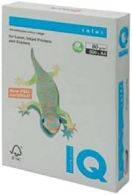 Mondi IQ A4 80gsm Coloured Copy Paper - 2500 Sheets (5 Reams) Grey