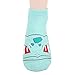 Socksense Choice Famous Japanese Series Animation Print Crew Socks (Pokemon_5pairs)