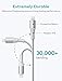 XCENTZ Phone Charger 10ft, MFi Certified Lighting Cable, High-Speed Phone Cable with Premium Connector for Phone 14/13/12/11/X/XS/XR/XS Max/8/7/6/5S/SE, Pad Mini/Air