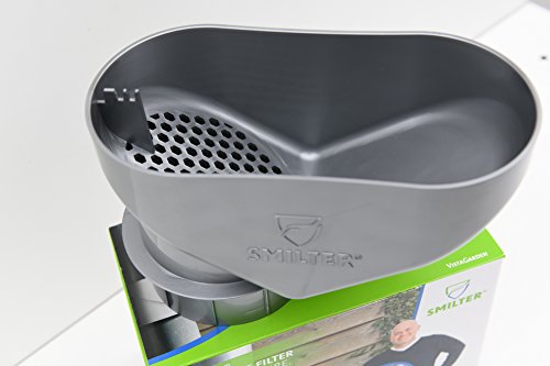 20 Stück SMILTER Laubschutzkorb für Regenfallrohre DN100 in der Farbe Silber Metallic (20) – Bild 4