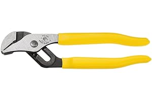 Klein Tools D502-6 Pump Pliers, Dipped 6-Inch Tongue and Groove, Yellow