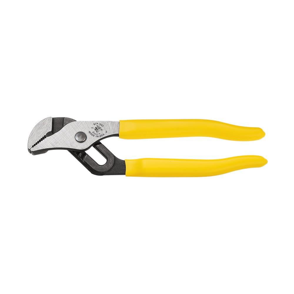 Klein Tools D502-16 Pump Pliers, Dipped 16-Inch Tongue and Groove, Yellow