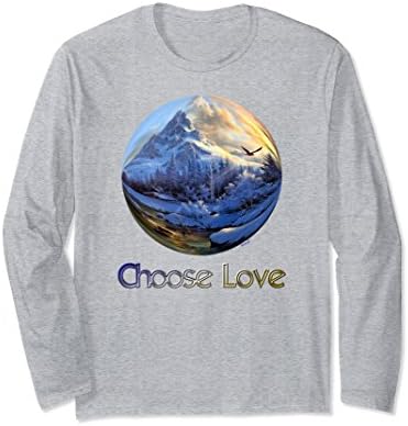 Unisex Winter Mountain Globe by Bonnie Vent 2XL Heather Grey