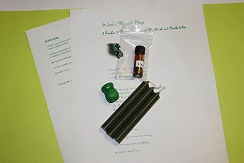 Three Money Incantations with 3 Chime Candles and Wealth Oil