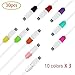 Cable Protector（30packs） LabelBro Cable Savior for Apple iPhone Laptop MacBook Charge USB Cable Saver and Fixer iPhone8/8plus iphone7/7plus iphoneX iPhone（10different Colors）