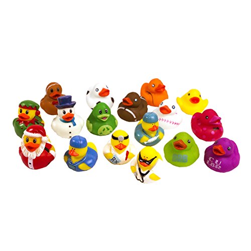 AY771 50Ct 2" Rubber Ducks Toy Bulk Miniature Ducky Duck Baby Shower