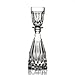 Crystal Clear Crystal Mouthwash Decanter Bottle-Countertop Bathroom Accessory Keeps Your Dental Hygiene Items Conveniently in Reach
