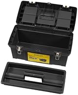 STANLEY Toolbox Storage 19 inch with Heavy Duty Metal Hinge 2 Lid Organisers view 3