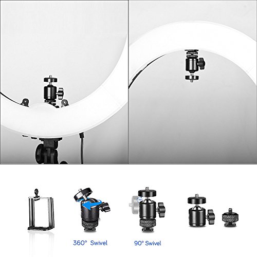 Emart-18-inch-480-LED-Ring-Light-Photography-55W-Dimmable-Adjustable-Color-Temperature3200K-5600K-Circle-Lighting-Kit-for-Makeup-Camera-Photo-Studio-Video-Shooting