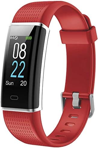 Lintelek Fitness Tracker, Pulsera de Actividad Personalizada Color con Monitor de Ritmo Cardíaco, 14 Modos de Deporte Smart Relojes Bluetooth ...