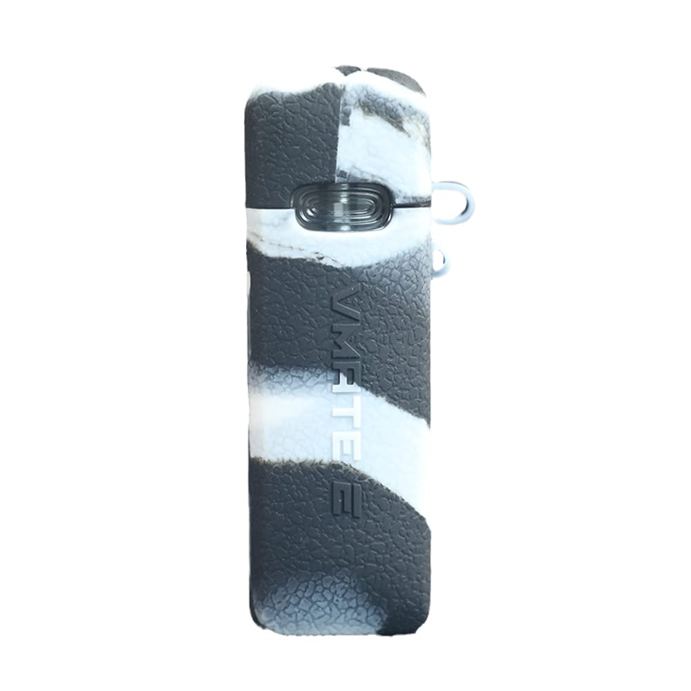 RUIYITECH Protective Silicone Case Sleeve Skin Cover for Vmate E Case Cover Skin Sleeves (Black White)