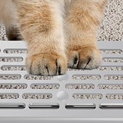 WoofiGo Enclosed Stainless Steel Cat Litter Box