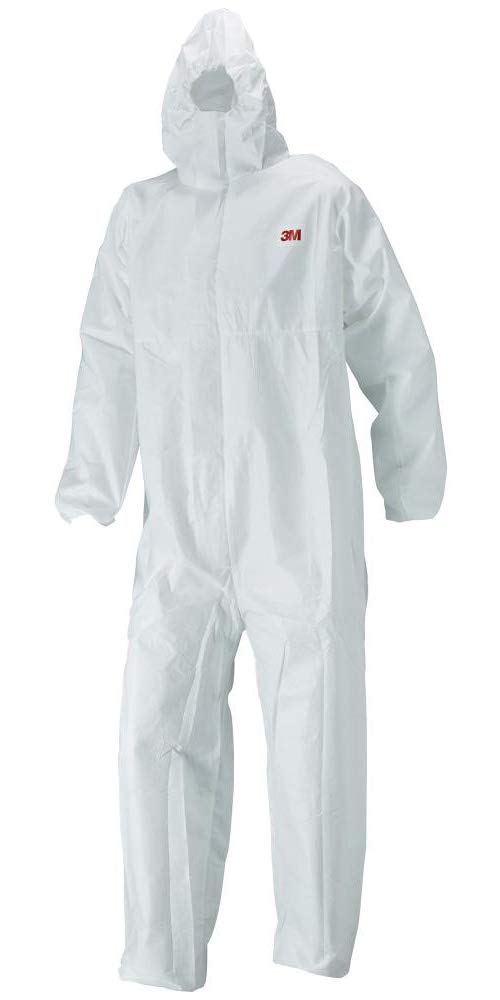 Mm Spezial 3M 4510XL Protective Suit 4510 Dress Size: XL White