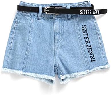 Sister Jenni シスタージェニィ 着後レビューで 送料無料 合皮ベルト付カットオフショーパン