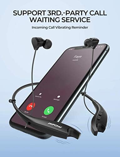 Bluetooth neckband headphones with audio and call management features, priced at $49.99 reduced to $35.99.