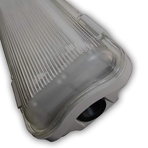 BRAYTRON Wannenleuchte | Feuchtraumleuchte | LED | 60cm | 120cm | 150cm | 1-flammig | 2-flammig (ohne Leuchtmittel, 60cm… – Bild 4