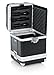 Gator Cases Microphone Hard Case; Holds (4) Wireless Microphone Systems with Half Rack Shelves and Storage for (4) Handheld Recievers (GM-4WR)