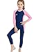 DIVE & SAIL Kids One Piece Long/Short Sleeve Swimsuit Sun Protection Sunsuit