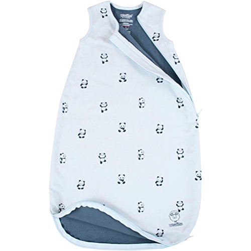 Woolino 4 Season BASIC Merino Wool Baby Sleep Bag or Sack, 18-36 Months, Panda