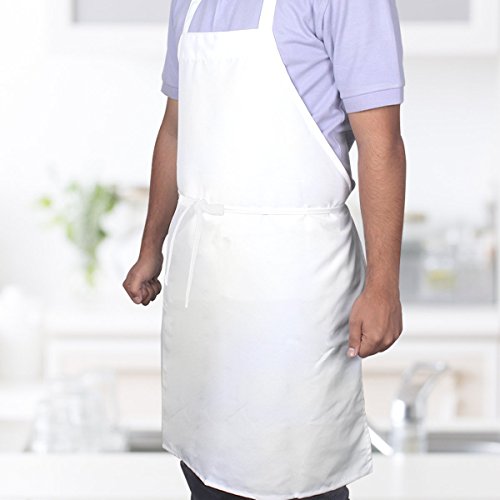 Utopia Kitchen 2 Pack Bib Aprons, 32Inch by 28Inch with Extra Long