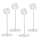 10 Pieces 8.6 inch Tall Place Card Holders Table Number Stand Table Card Holders Table Picture Holder Wire Photo Holder Menu Memo Clips (Silver) …