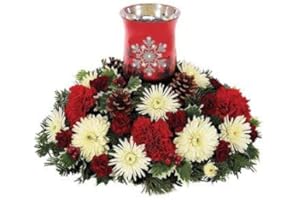 Assorted Snowflakes centerpiece - The Shopstation Same Day Christmas Flower Delivery - Online Christmas Flowers & Gifts - Send Christmas Flowers Bouquets,Centerpiece,Gifts