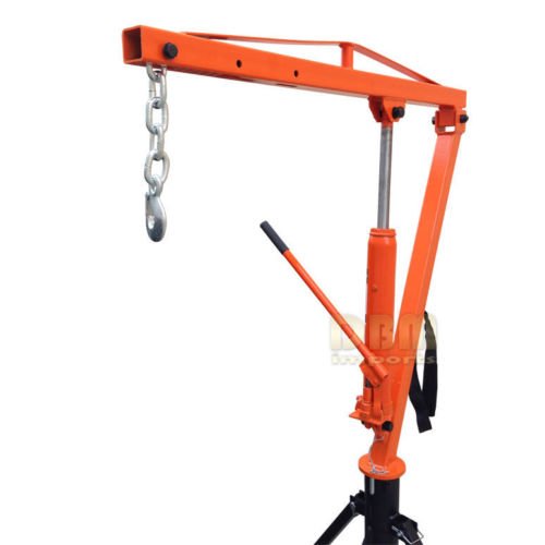 Hydraulic Hitch Mounted Truck Crane Hoist Lift 1000 LBs Capacity Buy