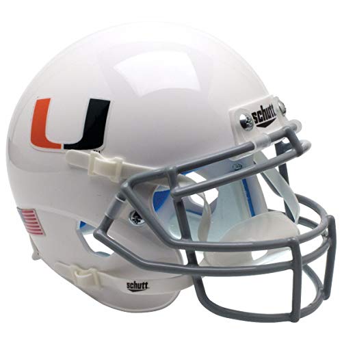 Casque De Football Américain Réplica Schutt XP Miami Hurricanes - Taille Large (neuf)
