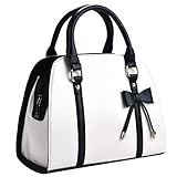 Coofit Lady Handbag Little Bow Leisure Top-Handle Bags Shoulder Bag Purse (Beige)