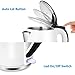 Electric Kettle Cool Touch Double Wall, Stainless Steel Interior with Auto Shut Off, 2 Liter - Stariver Limited Time Deal