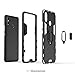 Cocomii Black Panther Ring Xiaomi Mi Max 3 Case, Slim Thin Matte Vertical & Horizontal Kickstand Ring Grip Reinforced Drop Protection Fashion Bumper Cover Compatible with Xiaomi Mi Max 3 (Red)